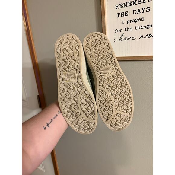 Converse Pro Leather Low Top Suede Lily Pad/Pale Mens Size 8.5 167889c - Picture 3 of 5